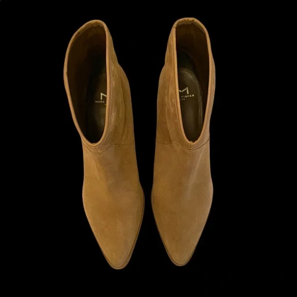 Marc Fisher “Rippa” Suede Studded Bootie Sz 10 EUC - Picture 2 of 6